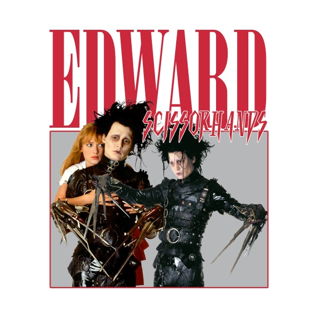 Edward Scissorhands retro movie by CelestialCharmCrafts