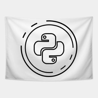 PYTHON LOGO Tapestry