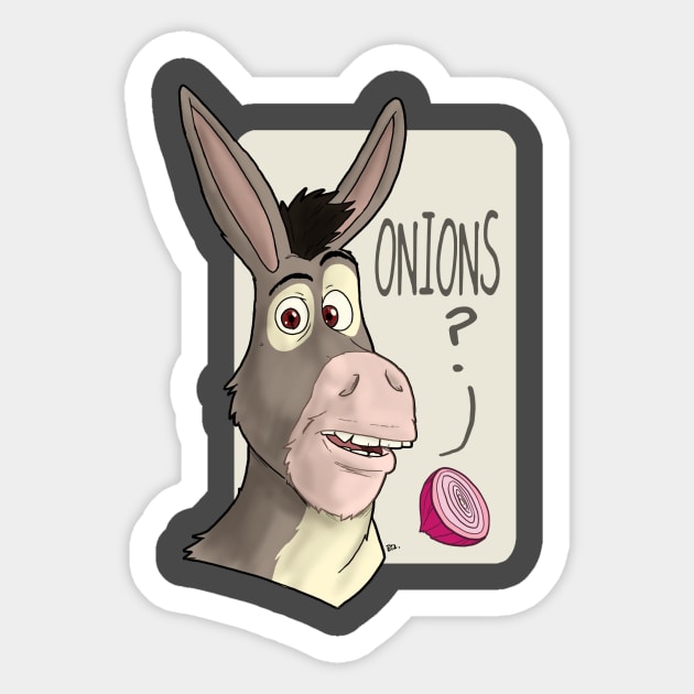 shrek donkey meme | Sticker