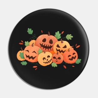 Halloween Pumpkin Patch Pin