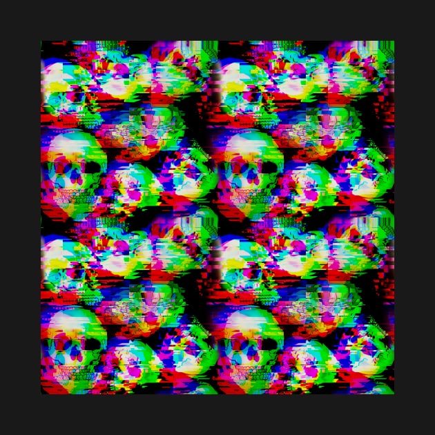 Glitchy Skulls by JamieWetzel