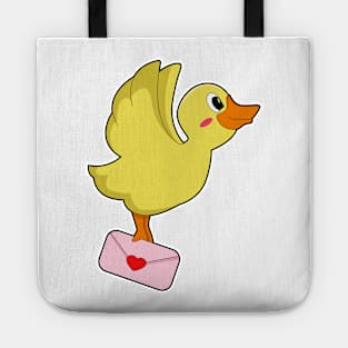 Duck Carrier pigeon Letter Tote