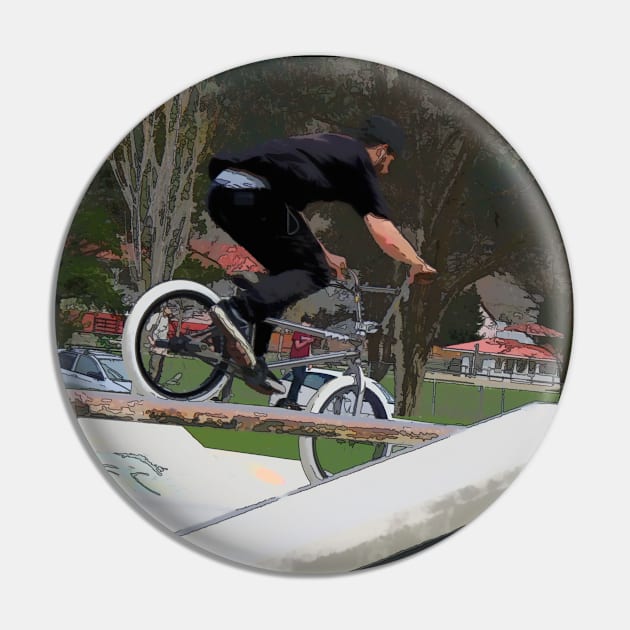 BMX Jump - BMX Rider Pin by Highseller