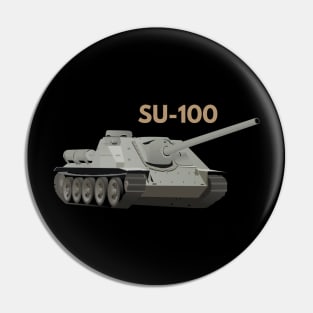 SU-100 Soviet WW2 Tank Destroyer Pin