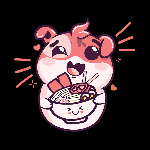 Cute Kawaii Ramen by madlymelody