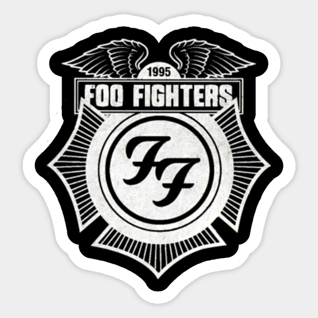 Foo Fighter Foo Fighters Logo Aufkleber Teepublic De