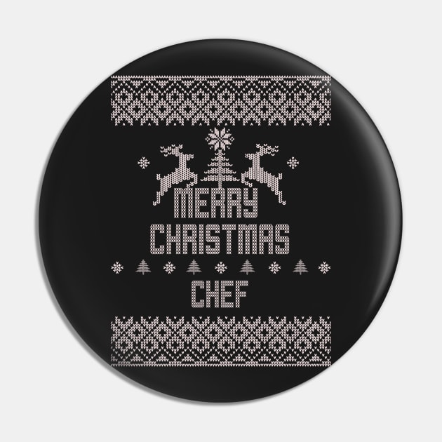 Merry Christmas CHEF Pin by ramiroxavier