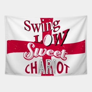 Rugby English Fan Sweet Chariot Tapestry