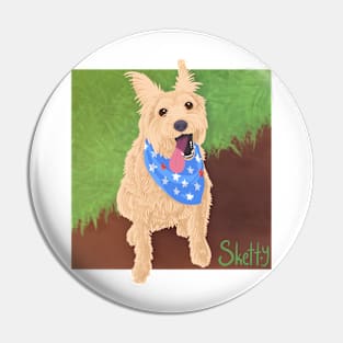 Dog Park Pup Pin