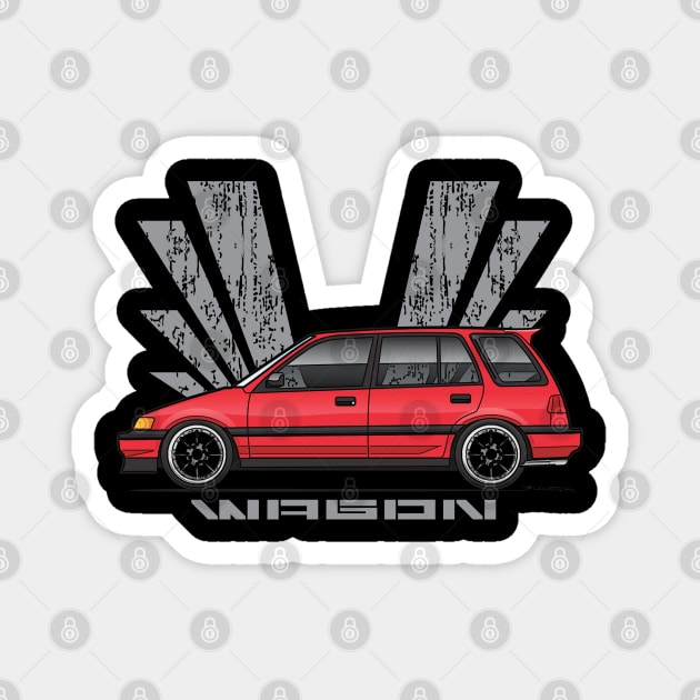 red wagon Magnet by JRCustoms44