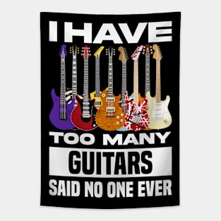 I Have Too Many Guitars Said No One Ever Tapestry