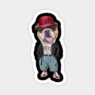 Bulldog - Hip Hop Style Magnet