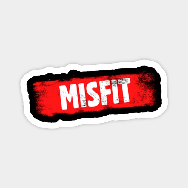 MISFIT Red paint Magnet by TONYSTUFF