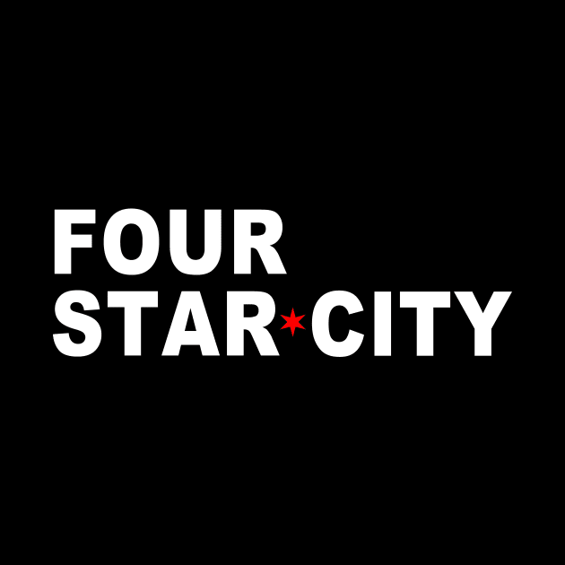 Four Star City Paper White Stacked Header by FourStarCityMerch