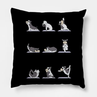 Miniature Schnauzer Yoga Pillow