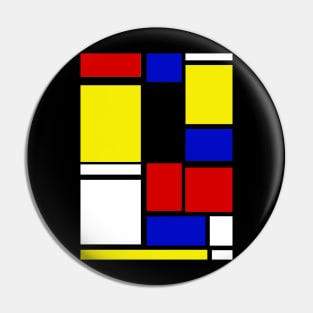 Mondrianism Pin