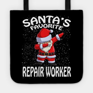 Santas Favorite Repair Worker Christmas Tote