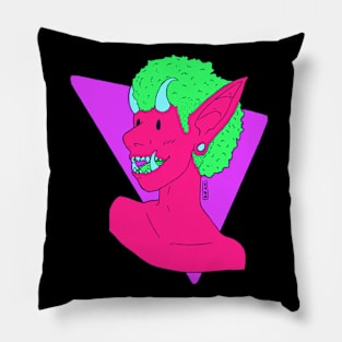 Neon Goblin - Pink Pillow