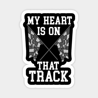 My Heart Is On That Track Magnet