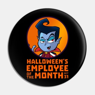 Haloween Employee of the Month | Vampire Pin