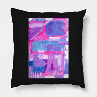 Three colour abstract Pillow