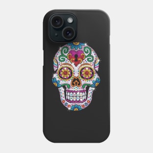 Diamond Bling Shiny Sugar Skull Diamond Skull Phone Case