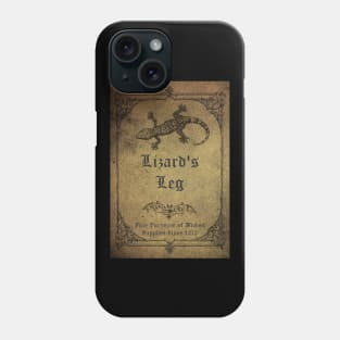 Lizard's Leg Apothecary Ingredient Bottle Label Phone Case