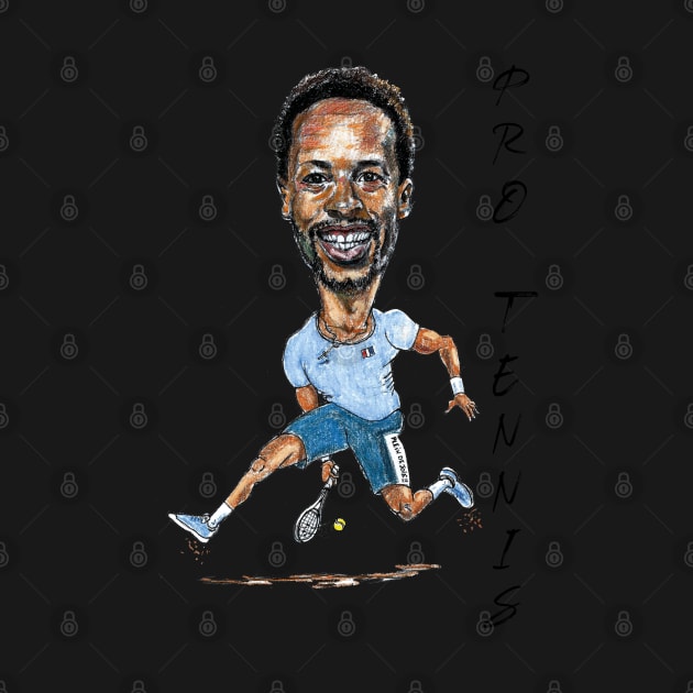 Gael Monfils Pro Tennis by dizzycat-biz