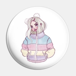 Winter Girl Pin