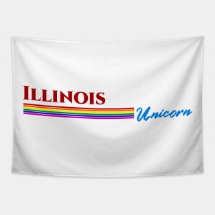 Illinois Unicorn Gift Tapestry