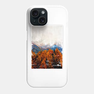 Scenic Autumn Vibe From The Zillertal Alps In Italy Phone Case