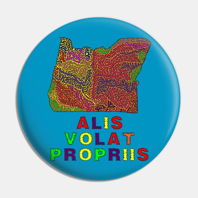 Alis Volat Propriis - "She flies with her own wings" Pin by NightserFineArts