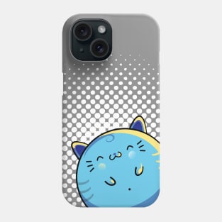 HaleGrafx cat with Halftone Phone Case