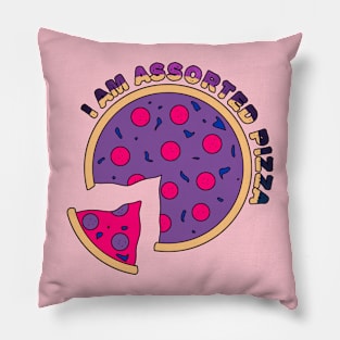 Assorted Pizza Bisexual Bi-zza Pillow