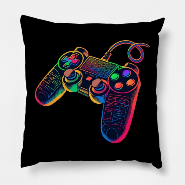 playaholic Pillow by retrocolorz