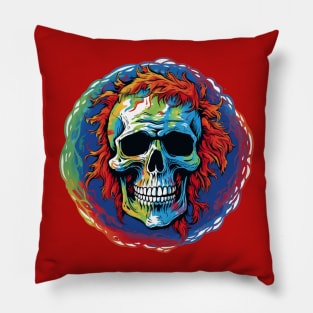 Deadhead Circular Logo Pillow