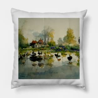 Cottage Lakeside Pillow