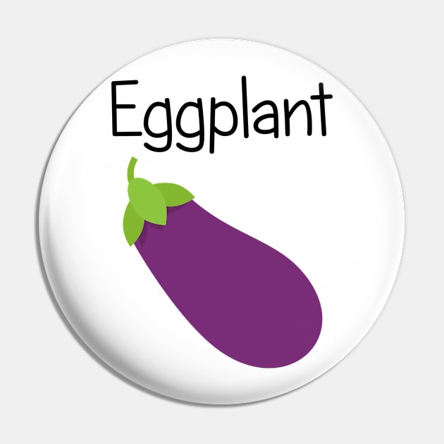 Purple Eggplant Pin by EclecticWarrior101