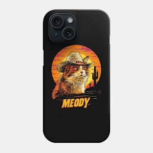 Cat Cowboy Whiskered Hero Phone Case