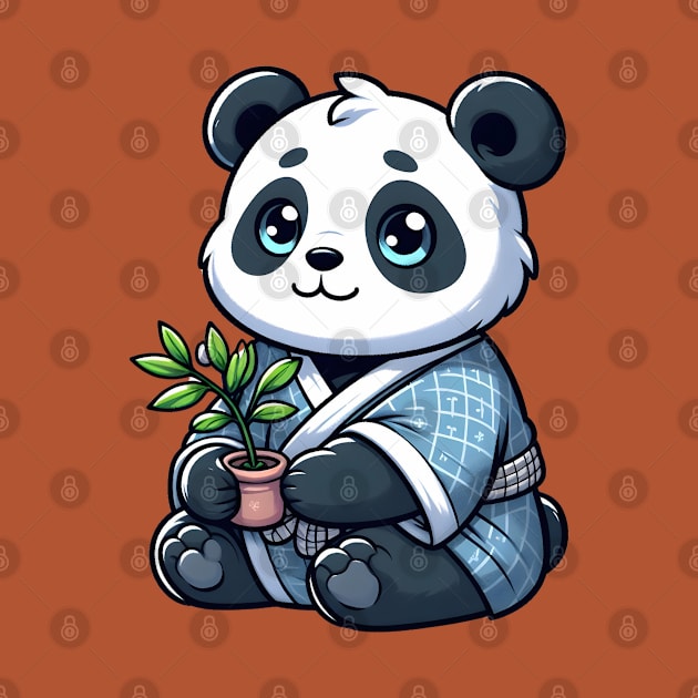 Panda botanist by Japanese Fever