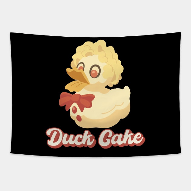 Duck cake Tapestry by adriennfarkas