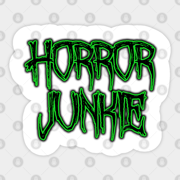 Horror Junkie Horror Sticker Teepublic All information on this site is checked for accuracy before. teepublic