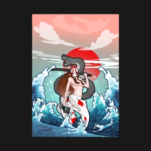 Japanese mermaid T-Shirt