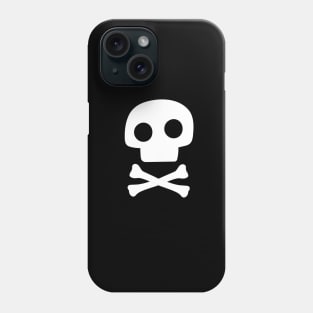 Simple Skull - V2 (knocked out) Phone Case