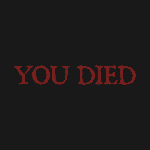 you died - notif by Cybord Design