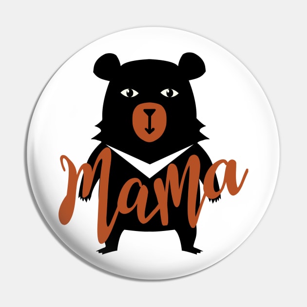 Mama bear Pin by hoopoe
