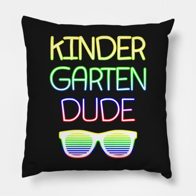 kinder garten dude Pillow by sigma-d