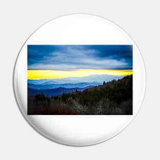 Winter Sunset Pin