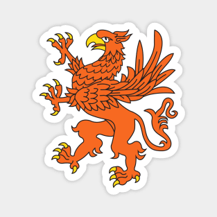 Griffon logo orange Magnet