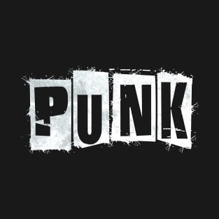 PUNK WHITE DESIGN T-Shirt